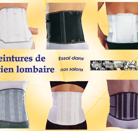 CEINTURE DE SOUTIEN LOMBAIRE